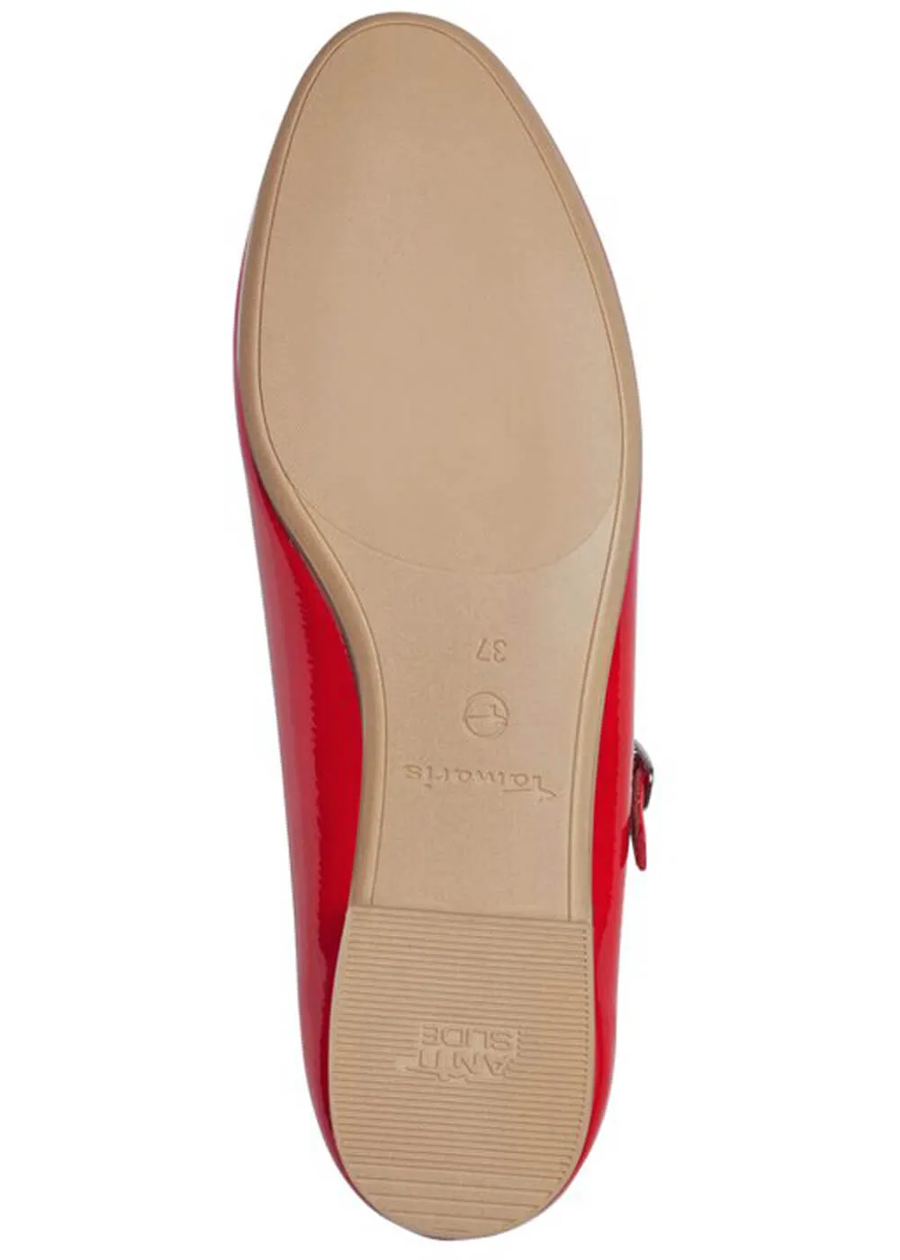 Tamaris Nadia Vegan Ballerina's Red