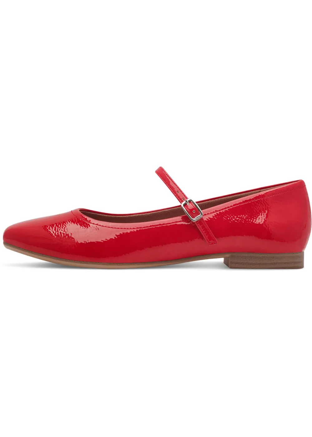 Tamaris Nadia Vegan Ballerina's Red