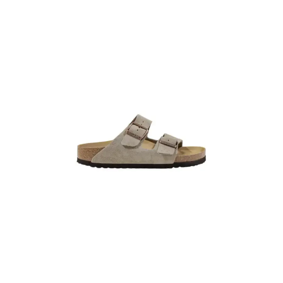 Taupe Suede Birkenstock Sandal