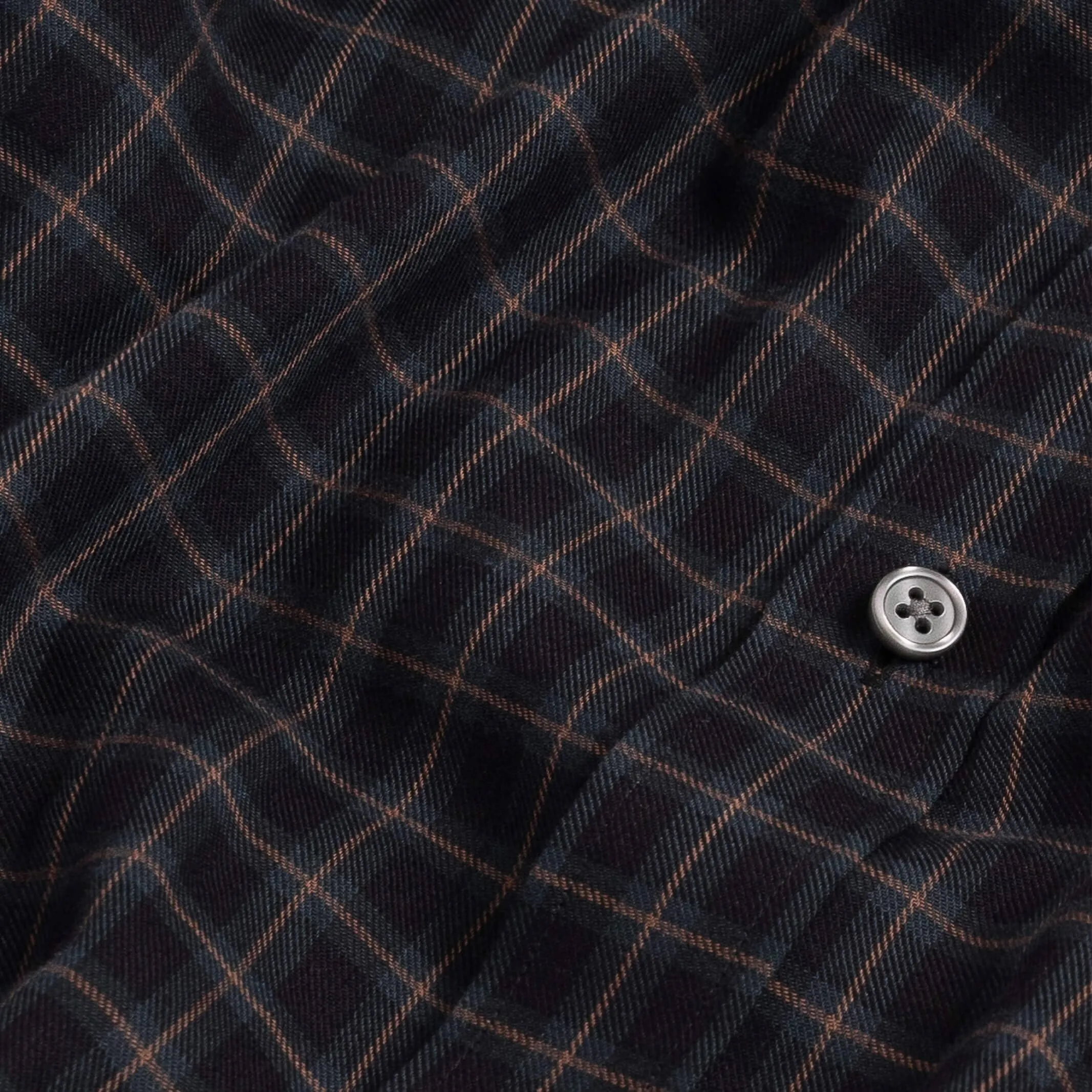 The Navy Bergwall Check Custom Shirt