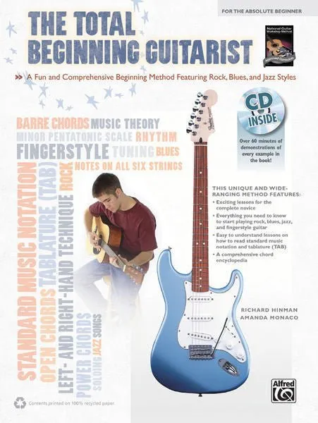 The Total Beginning Guitarist (Book & CD)