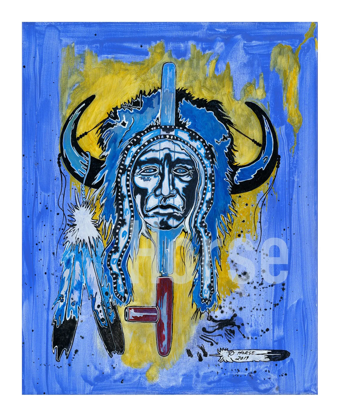 Thurman Horse #24 - Original Canvas, Giclée Prints & Ceramic Tiles