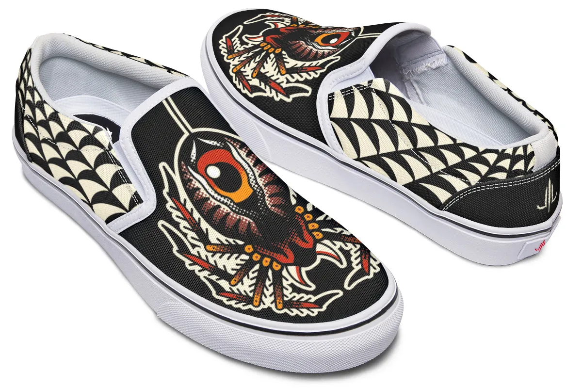 Traditional Spider Slip On Shoes