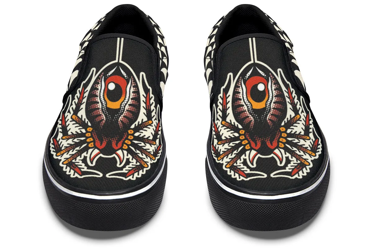 Traditional Spider Slip On Shoes
