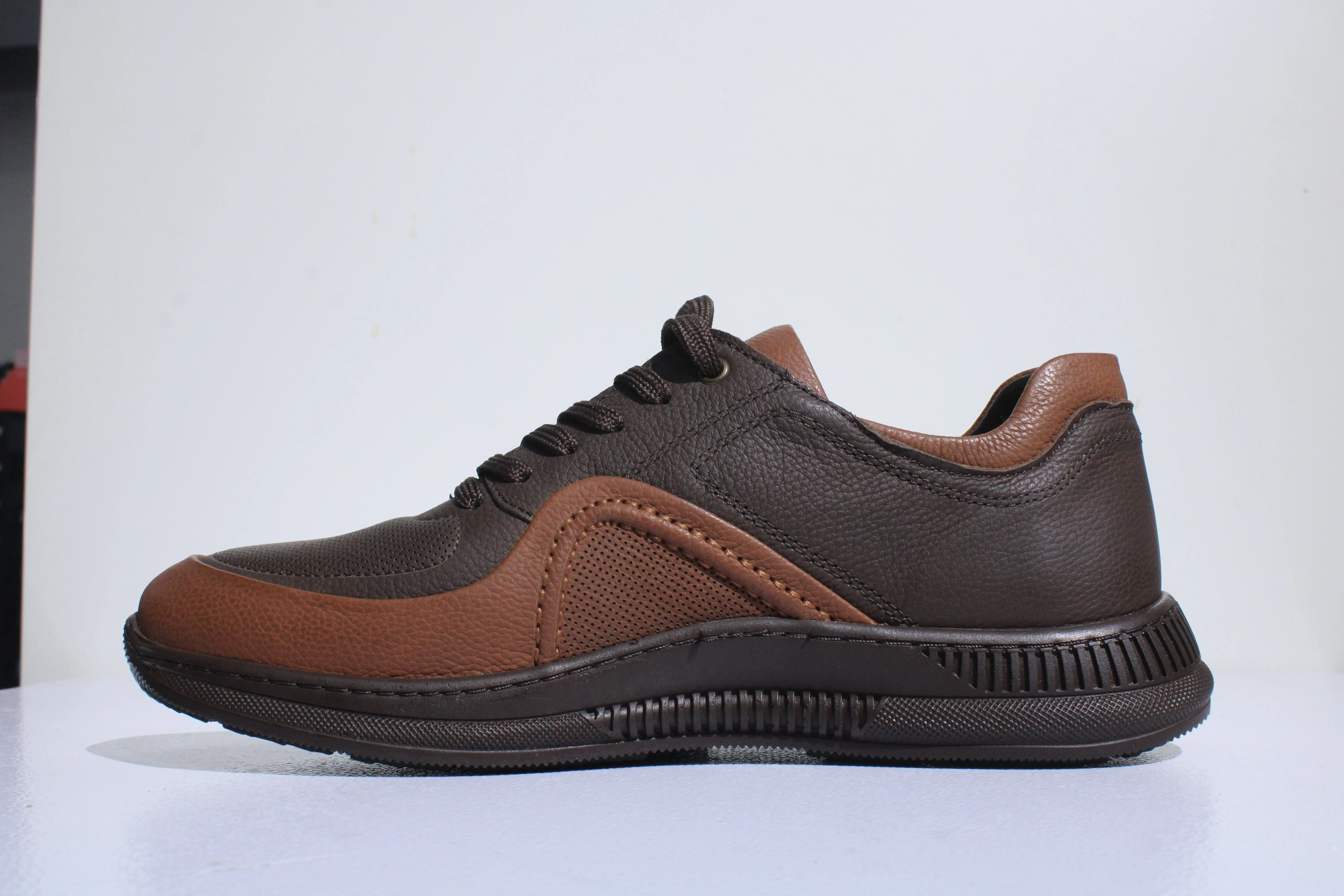 Turkish Casual Leather Shoes Brown