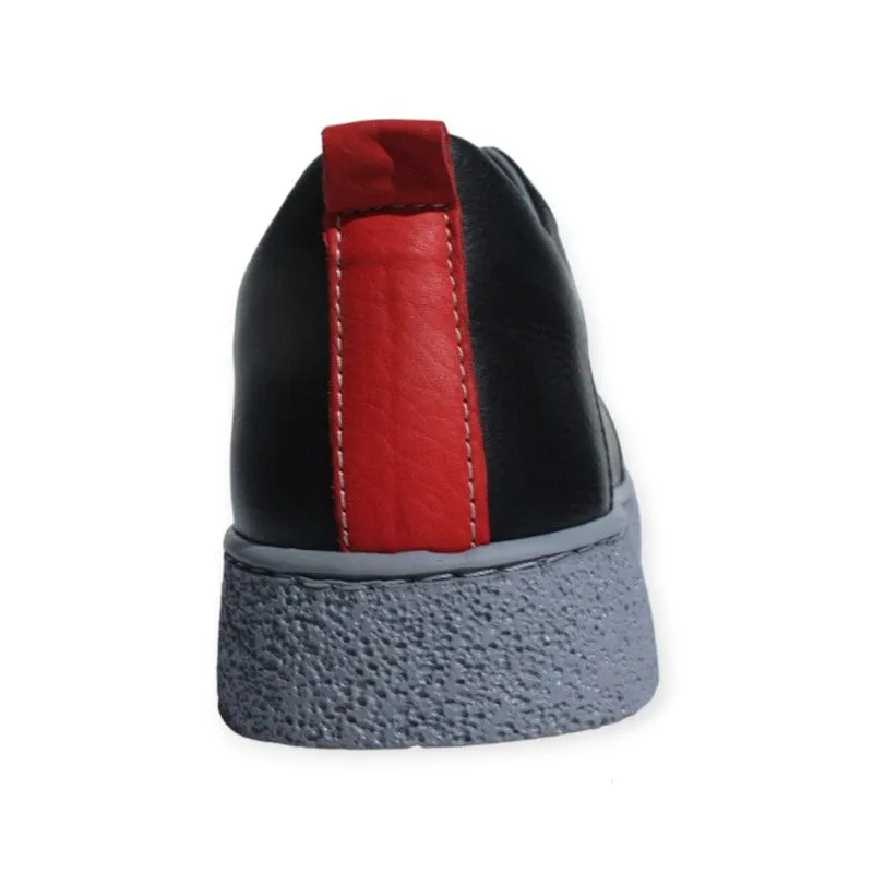 Turkish Casual Leather Sneakers Black