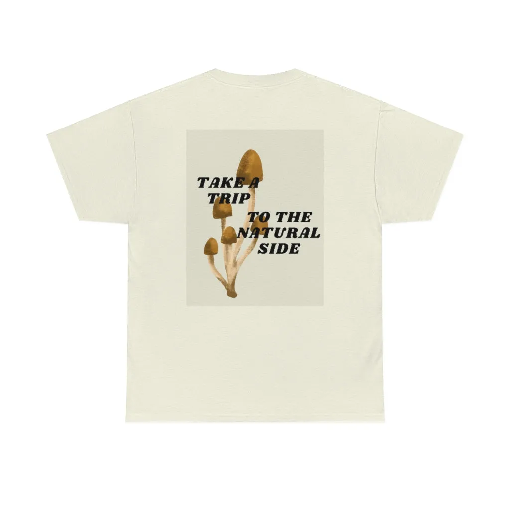 Unisex Vintage Mushroom Cotton Tee