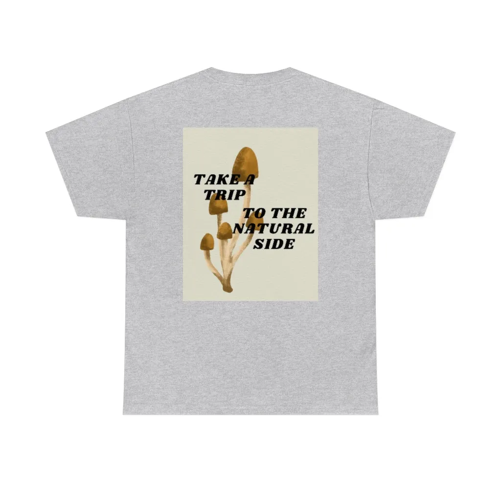 Unisex Vintage Mushroom Cotton Tee