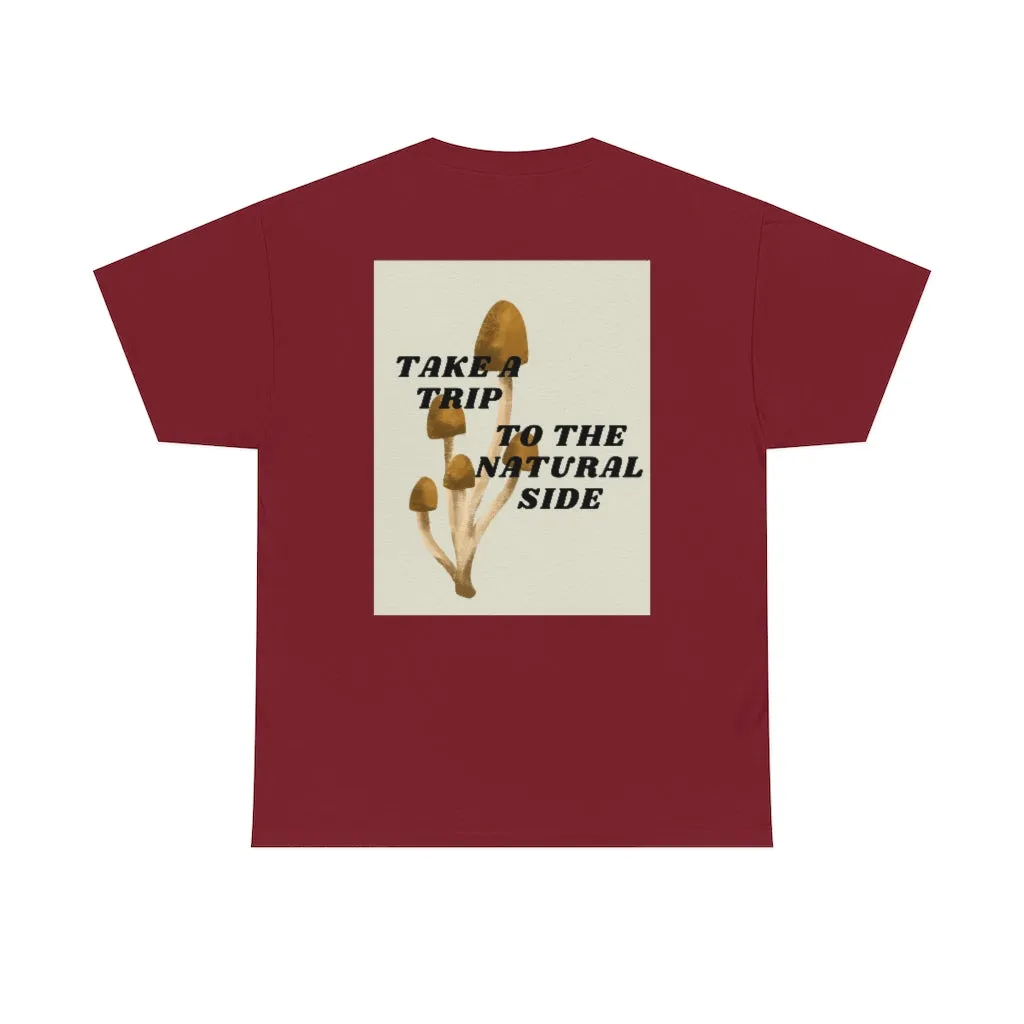 Unisex Vintage Mushroom Cotton Tee