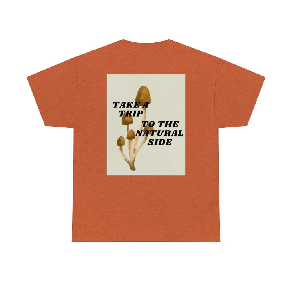 Unisex Vintage Mushroom Cotton Tee