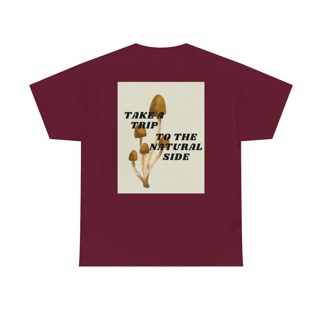 Unisex Vintage Mushroom Cotton Tee