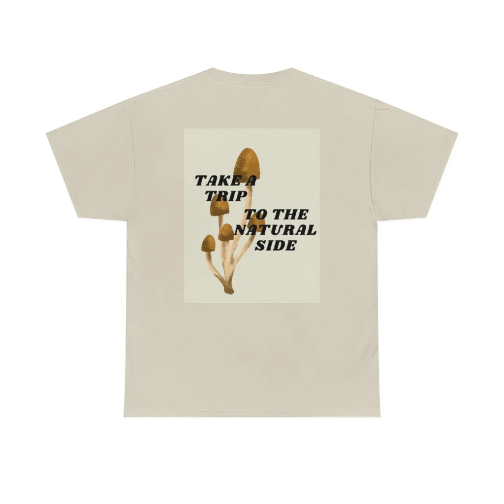 Unisex Vintage Mushroom Cotton Tee