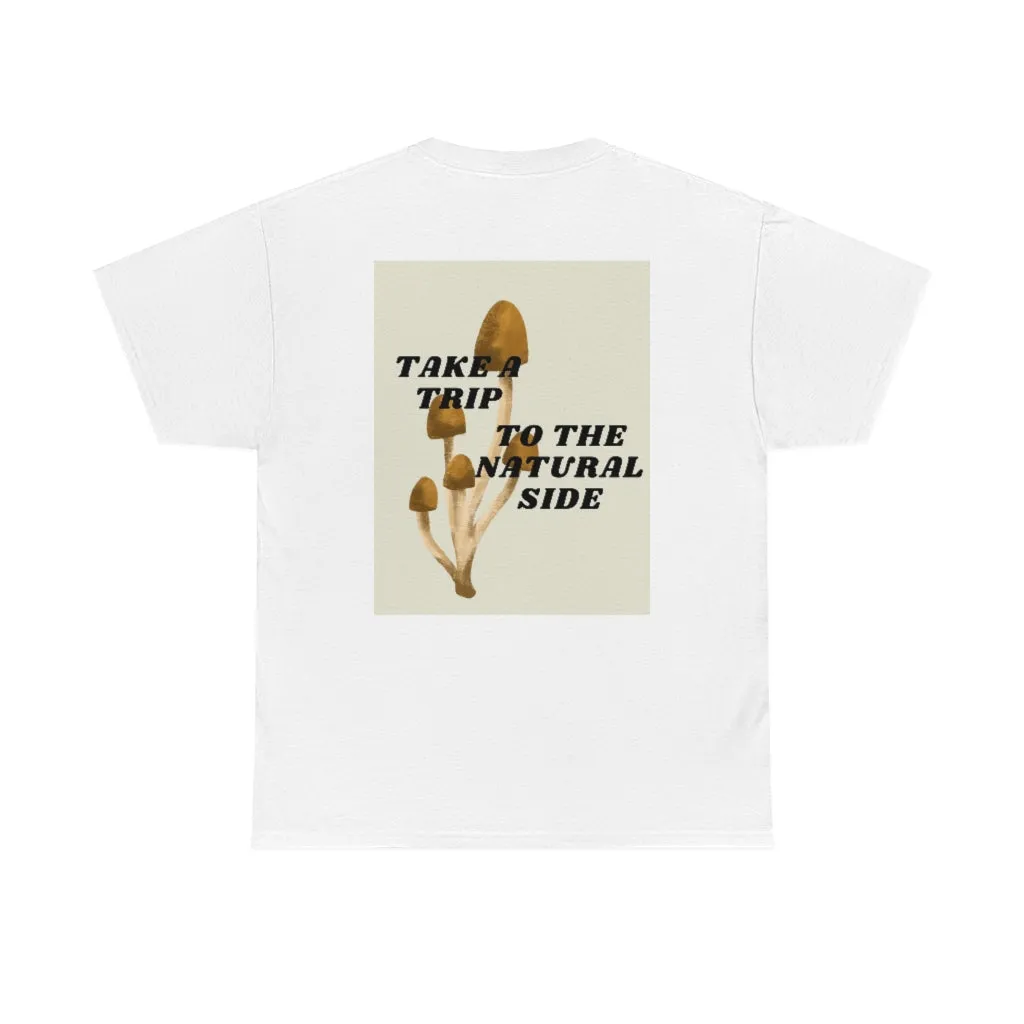 Unisex Vintage Mushroom Cotton Tee
