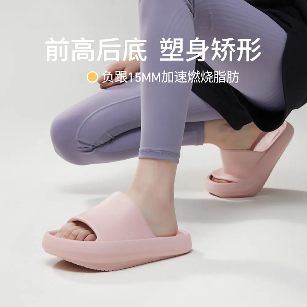 UTUNE EVA Negative Heel Slippers - Sakura Pink, Size 35-36