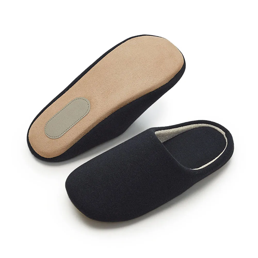 Utune Silent Indoor Slippers - Black, Size XL
