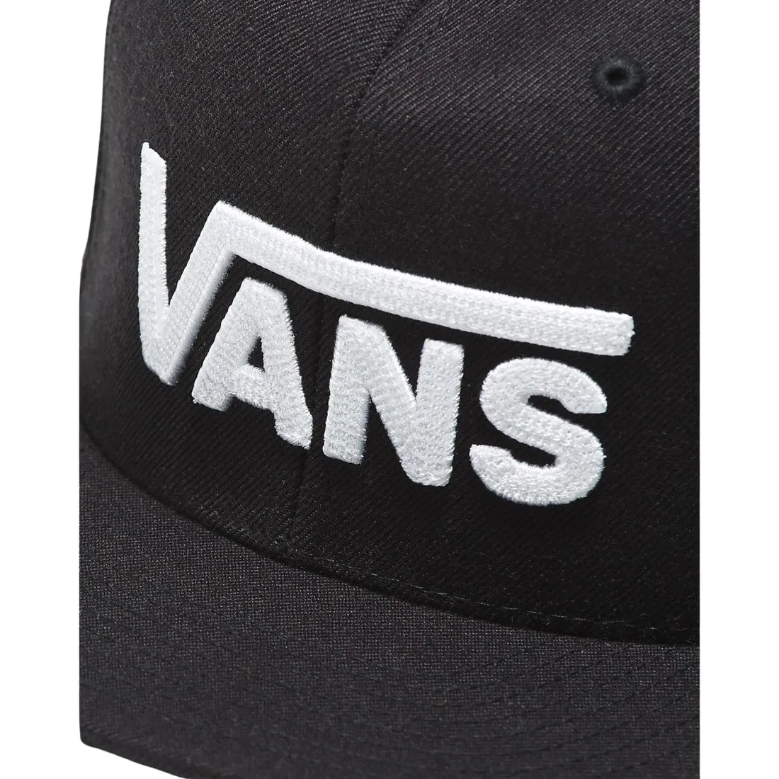 Vans Drop V II Snapback Hat Cap - Black/White