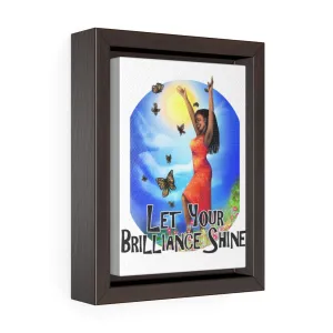 Vertical Framed Premium Gallery Wrap Canvas