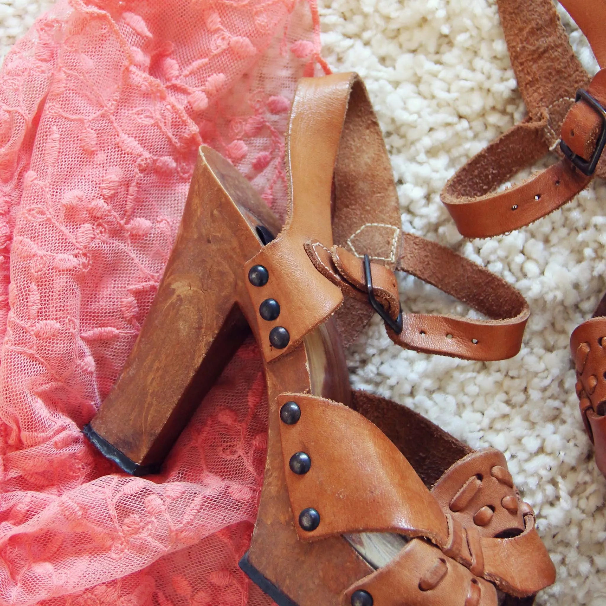 Vintage 70's Platform Sandals