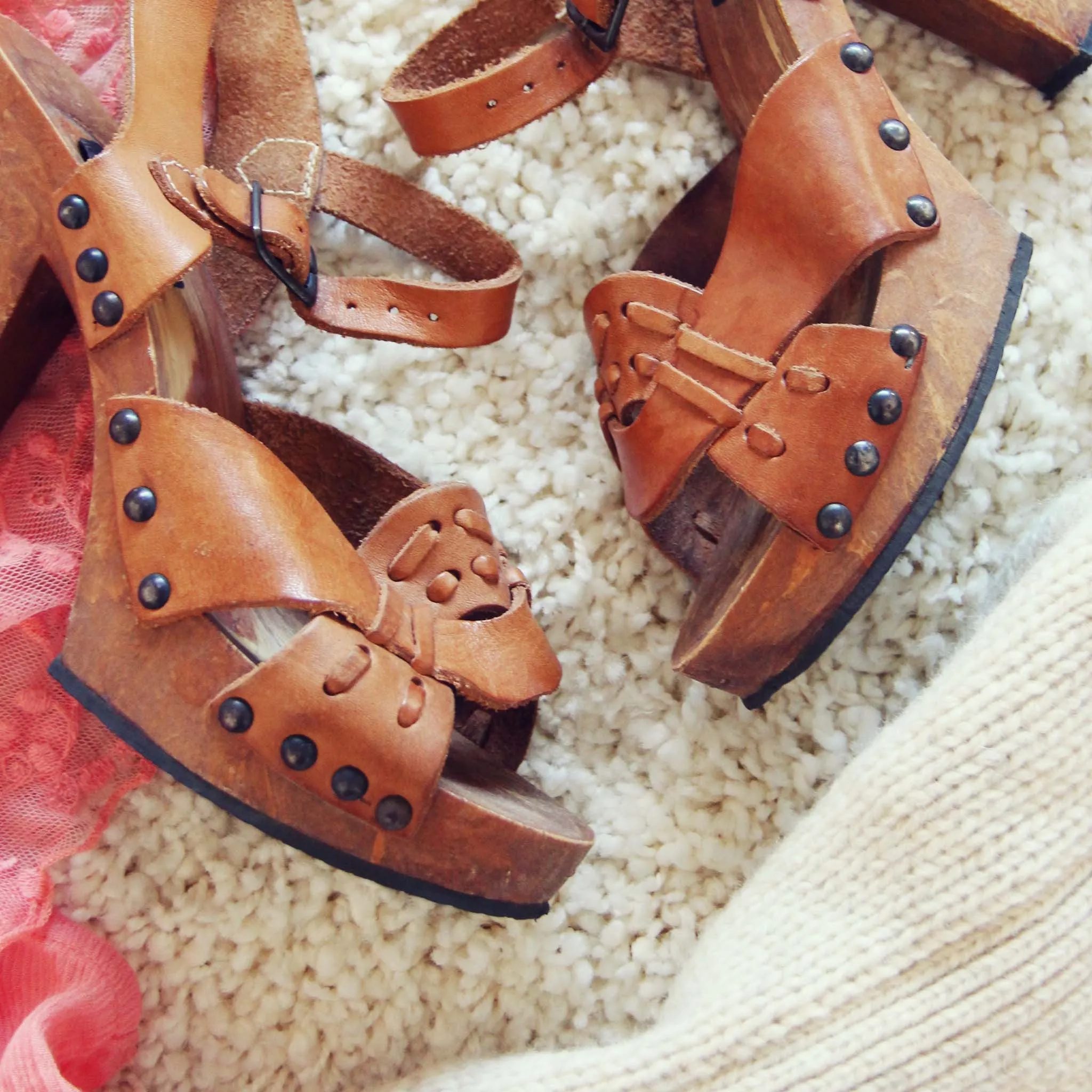 Vintage 70's Platform Sandals