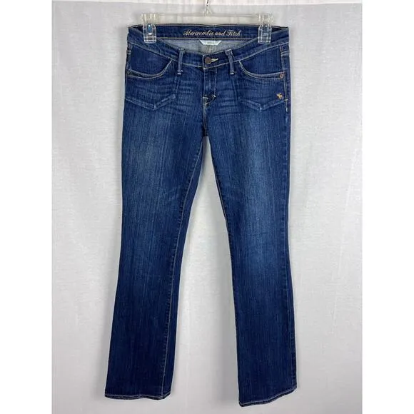Vintage Abercrombie and Fitch Y2K Low Rise Boot Cut Denim Retro Preppy Trendy