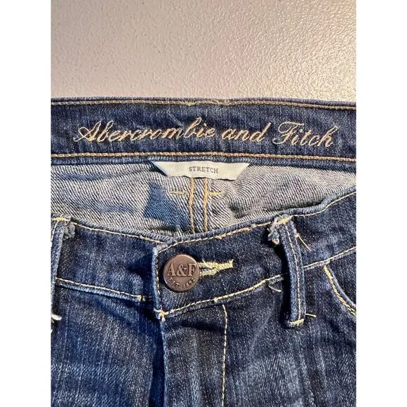 Vintage Abercrombie and Fitch Y2K Low Rise Boot Cut Denim Retro Preppy Trendy