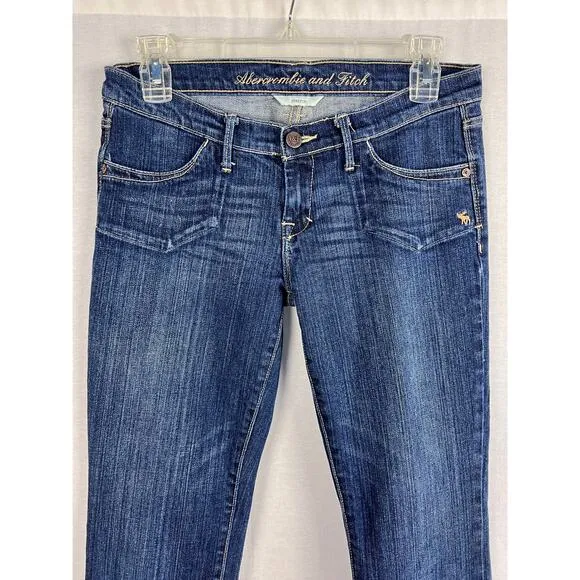 Vintage Abercrombie and Fitch Y2K Low Rise Boot Cut Denim Retro Preppy Trendy
