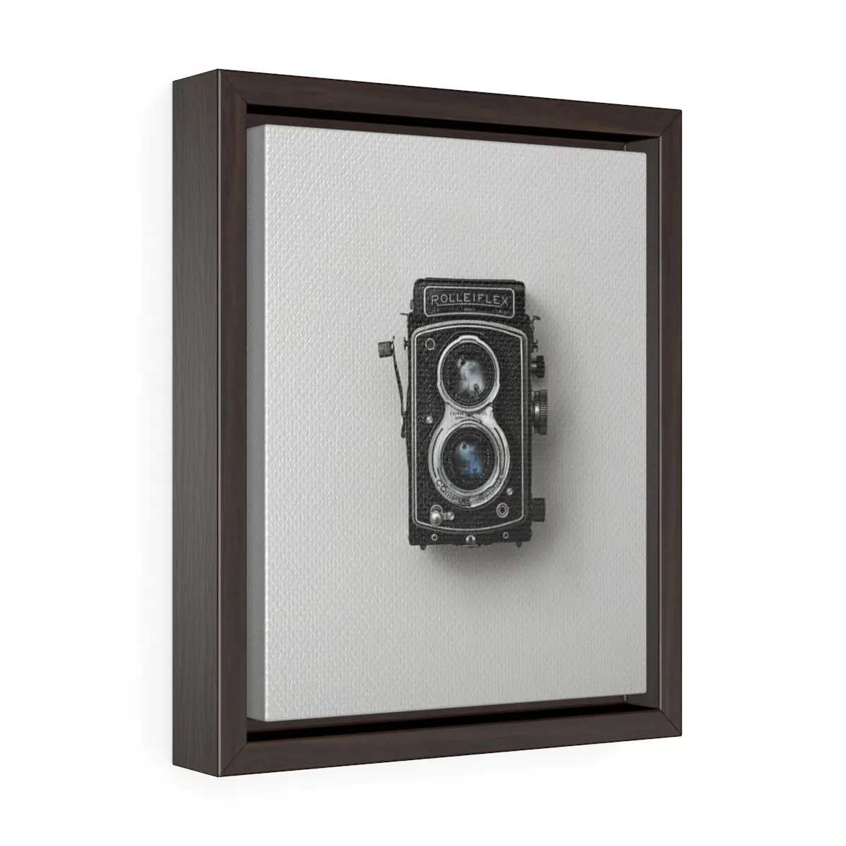 VINTAGE CAMERA <br>vertical framed premium gallery wrap canvas