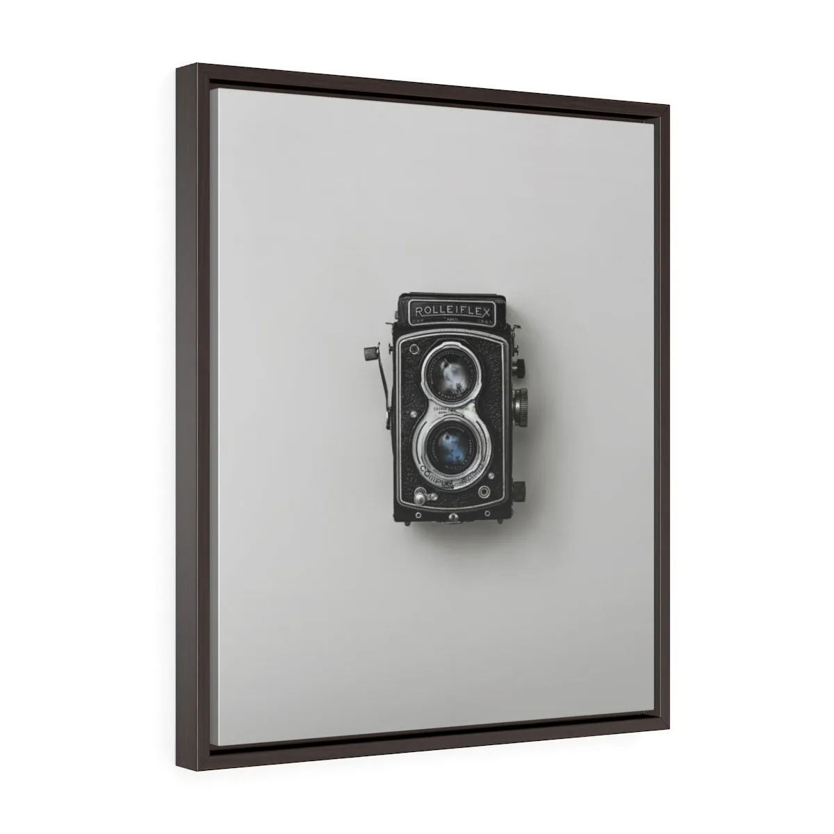 VINTAGE CAMERA <br>vertical framed premium gallery wrap canvas