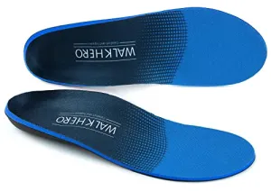 WalkHero Comfort and Support: Plantar Fasciitis Insoles for Men & Women