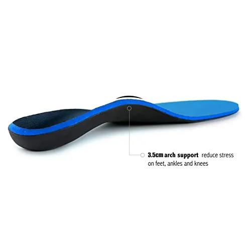 WalkHero Comfort and Support: Plantar Fasciitis Insoles for Men & Women