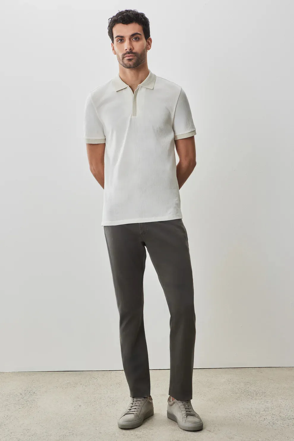 Whistler Short Sleeve Covered Placket - White