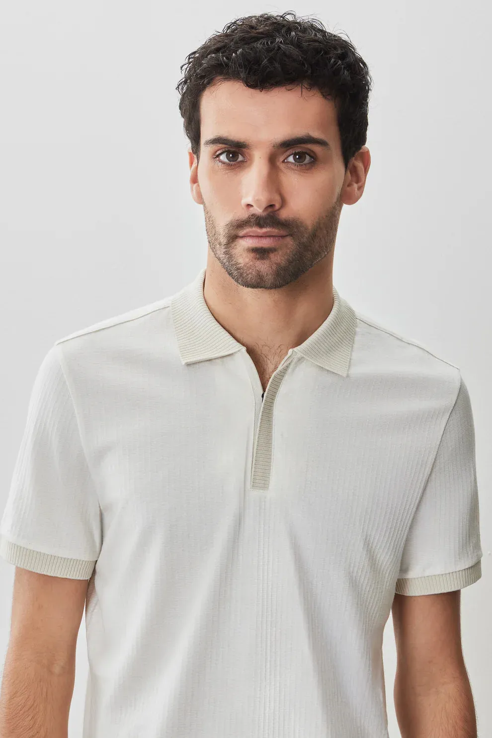 Whistler Short Sleeve Covered Placket - White