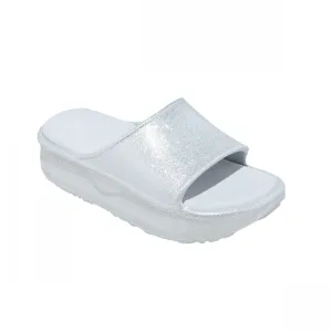 Wild Fable Womens Laney EVA Platform Sandals 89258971 Silver Glitter Gray 7M