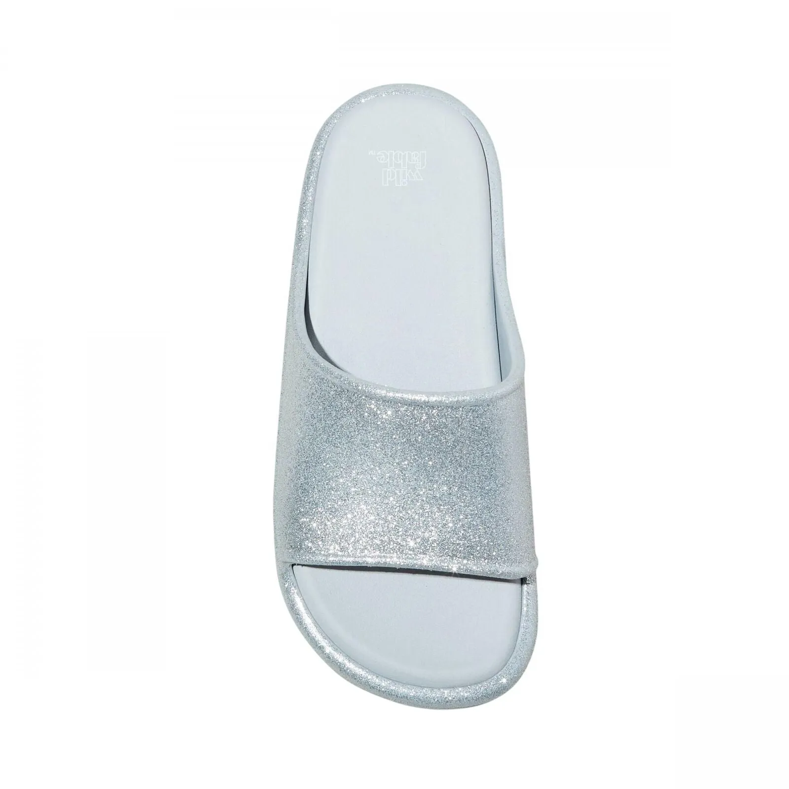 Wild Fable Womens Laney EVA Platform Sandals 89258971 Silver Glitter Gray 7M