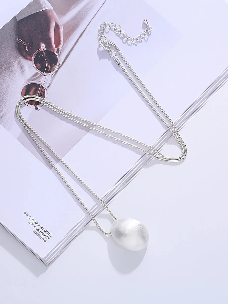 Women Casual Alloy Pandent Necklace