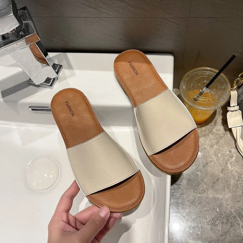 Women's Casual Leather Handmade Sandals Water