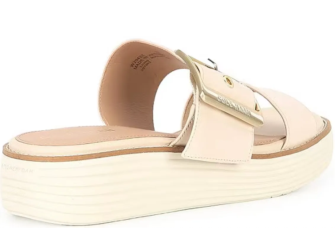 WOMEN'S COLE HAAN ØRIGINAL GRAND PLATFORM SLIDE | SANDOLLAR / IVORY