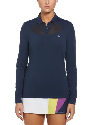 Women's Mesh Yoke Polo