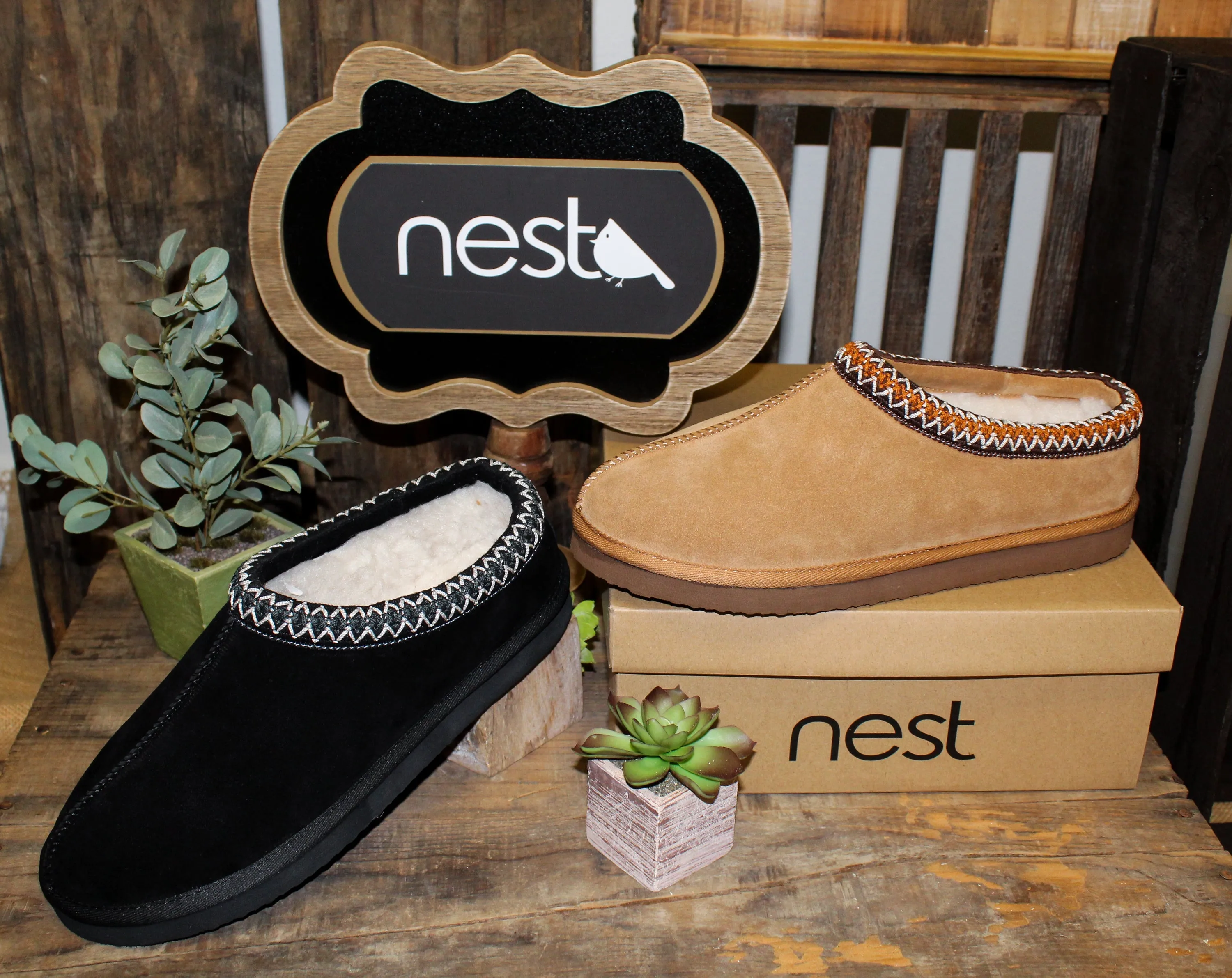 Women's Slipper Slumber Black by Nest Shoes