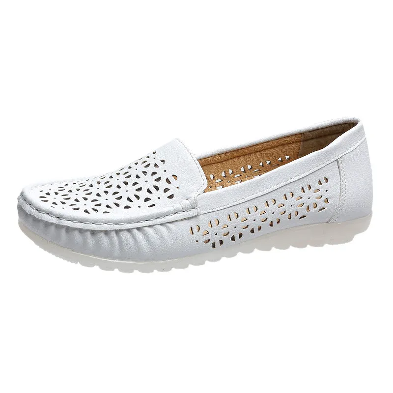 Women's summer breathable non-slip hollow soft-soled sandals