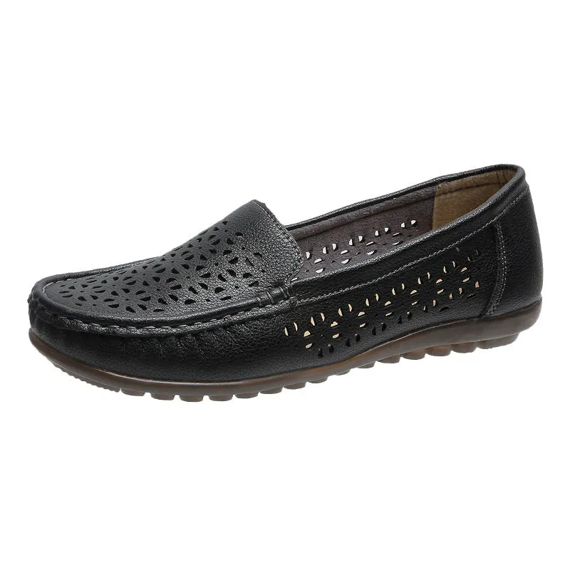 Women's summer breathable non-slip hollow soft-soled sandals