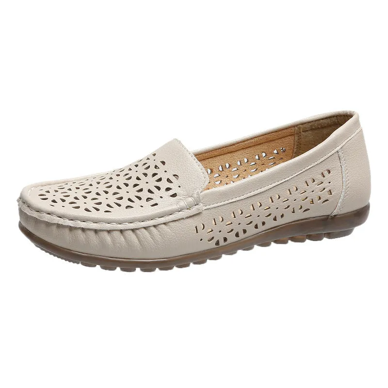 Women's summer breathable non-slip hollow soft-soled sandals