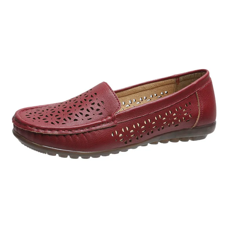 Women's summer breathable non-slip hollow soft-soled sandals