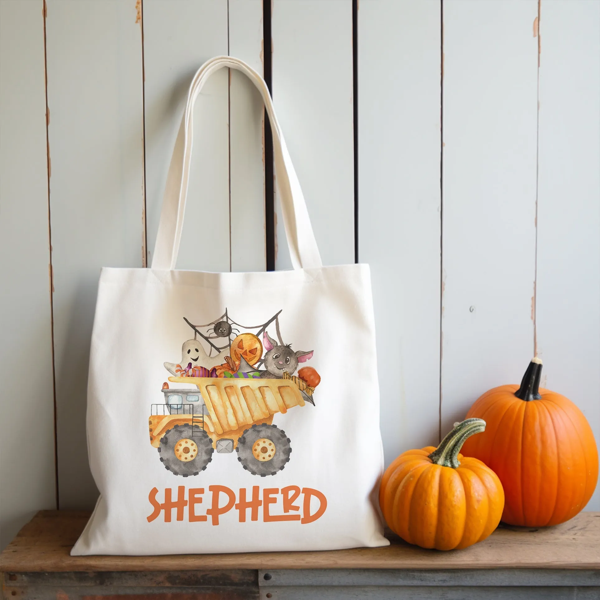 WS Custom Halloween Bag - Green Tractor