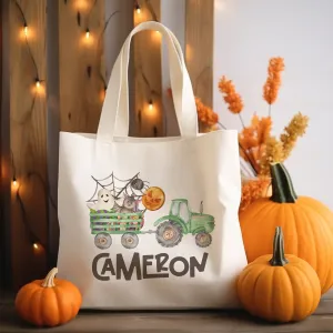 WS Custom Halloween Bag - Green Tractor