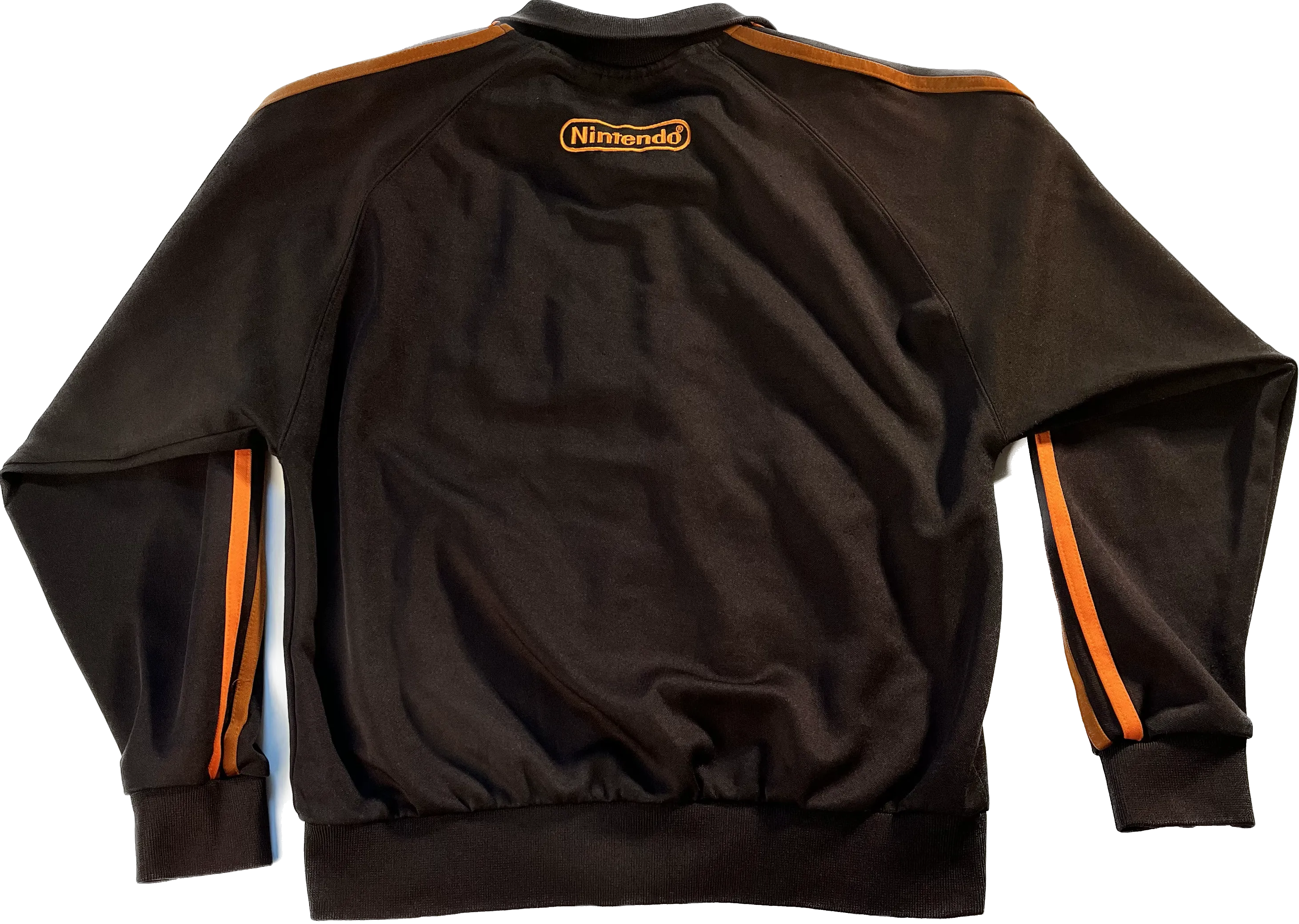 Y2K Nintendo Zip Up Jacket Black/Orange