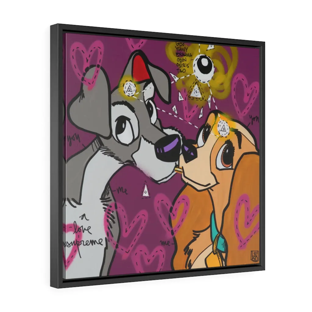 You and Me, A Love Supreme - Lebo Framed Premium Gallery Wrap Canvas