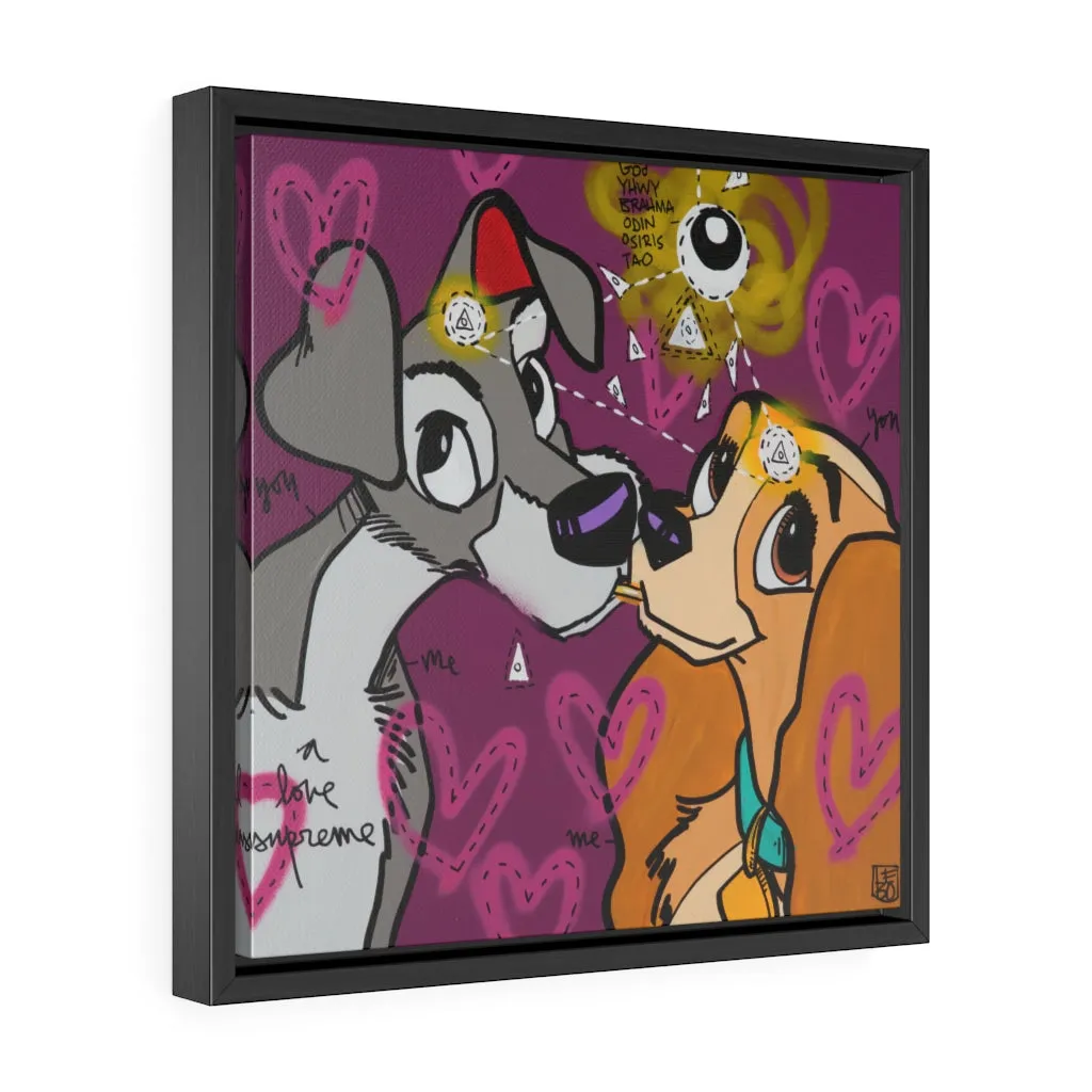 You and Me, A Love Supreme - Lebo Framed Premium Gallery Wrap Canvas