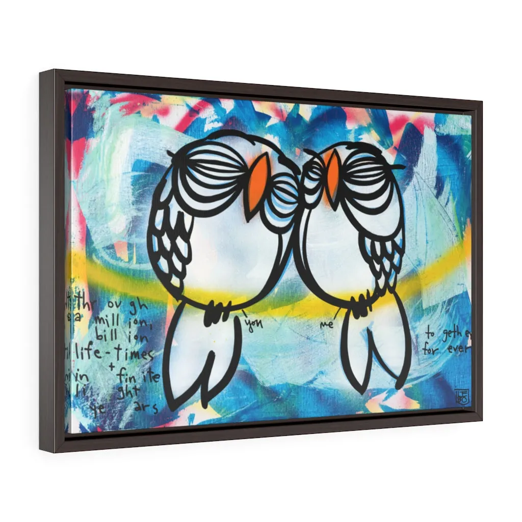 You and Me, Together Forever - Lebo Framed Premium Gallery Wrap Canvas
