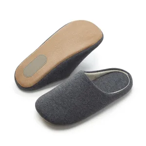 YouDiao Silent Indoor Slippers for Women - Grey, Size M